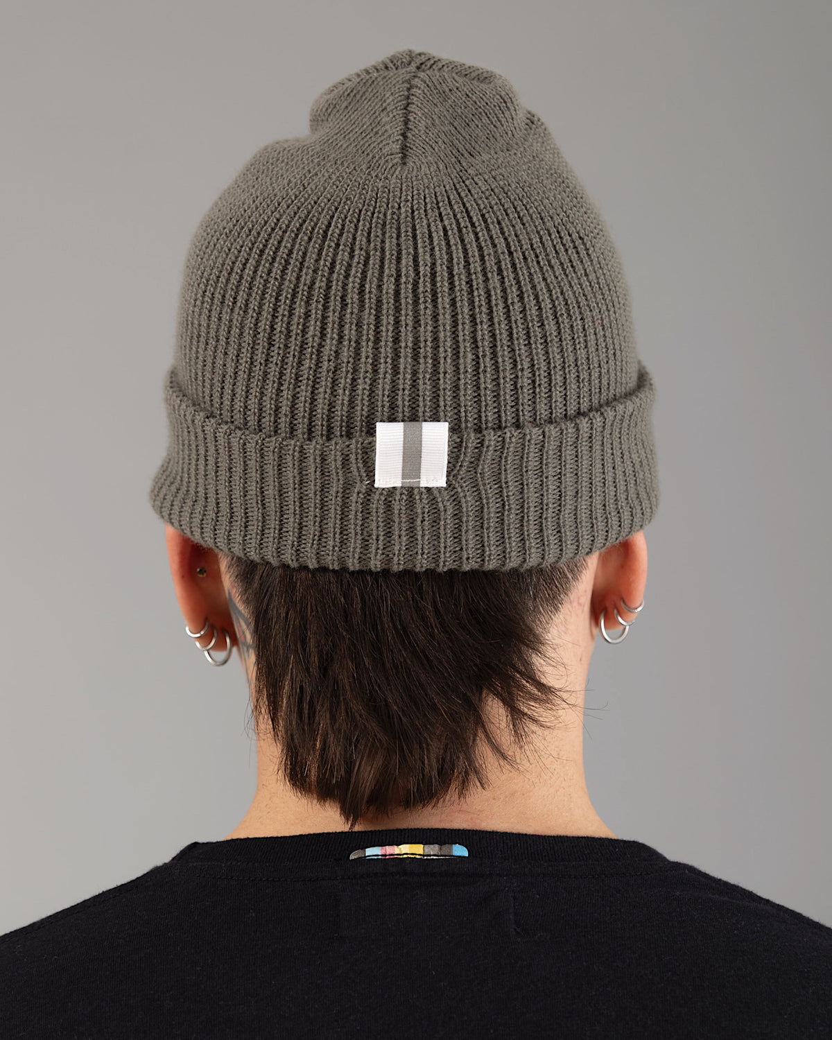 2-Way Folded Beanie | Concrete Grey