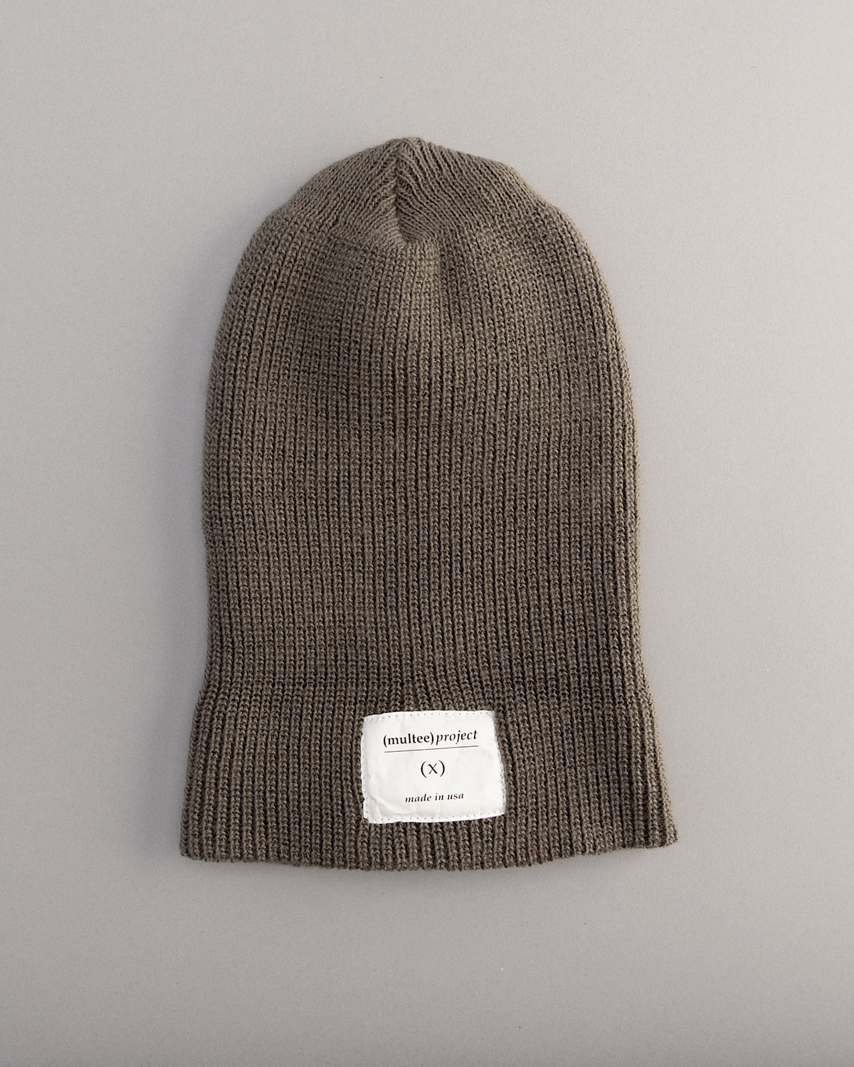 2-Way Folded Beanie | Concrete Grey