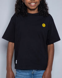 Mini Multee® Be Happy Mini Organic Tee | Jet Black