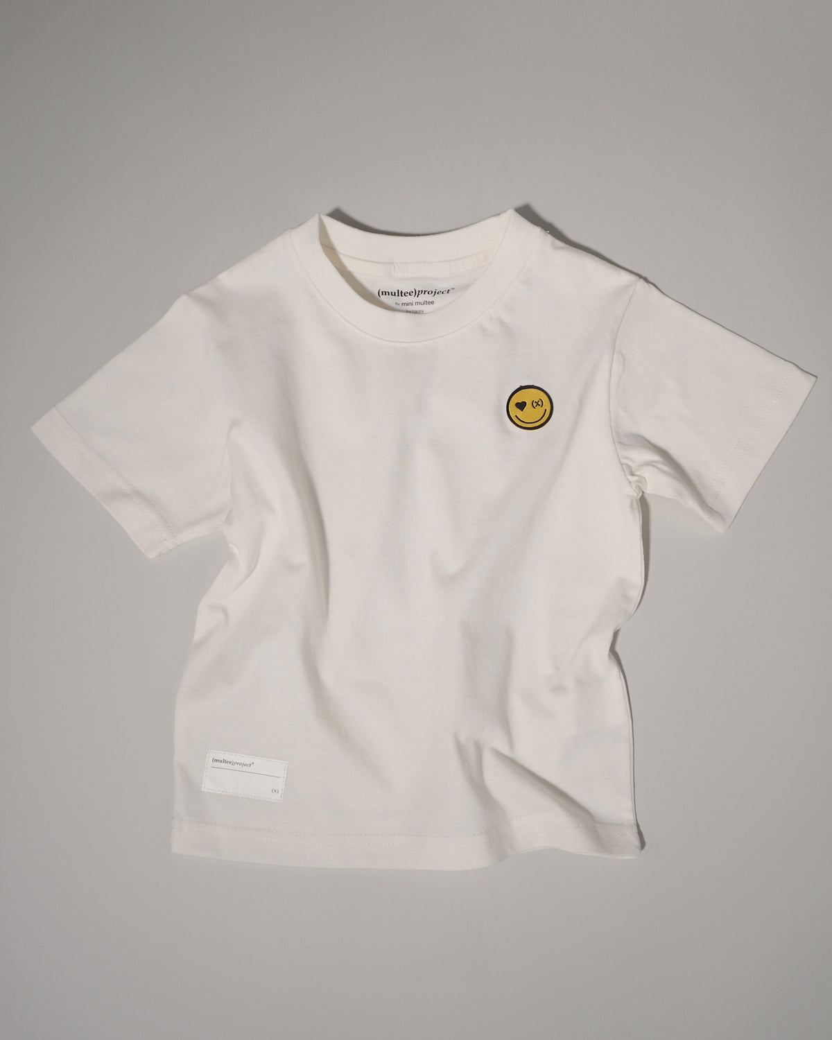 Be Happy Mini Organic Tee | Oat Milk