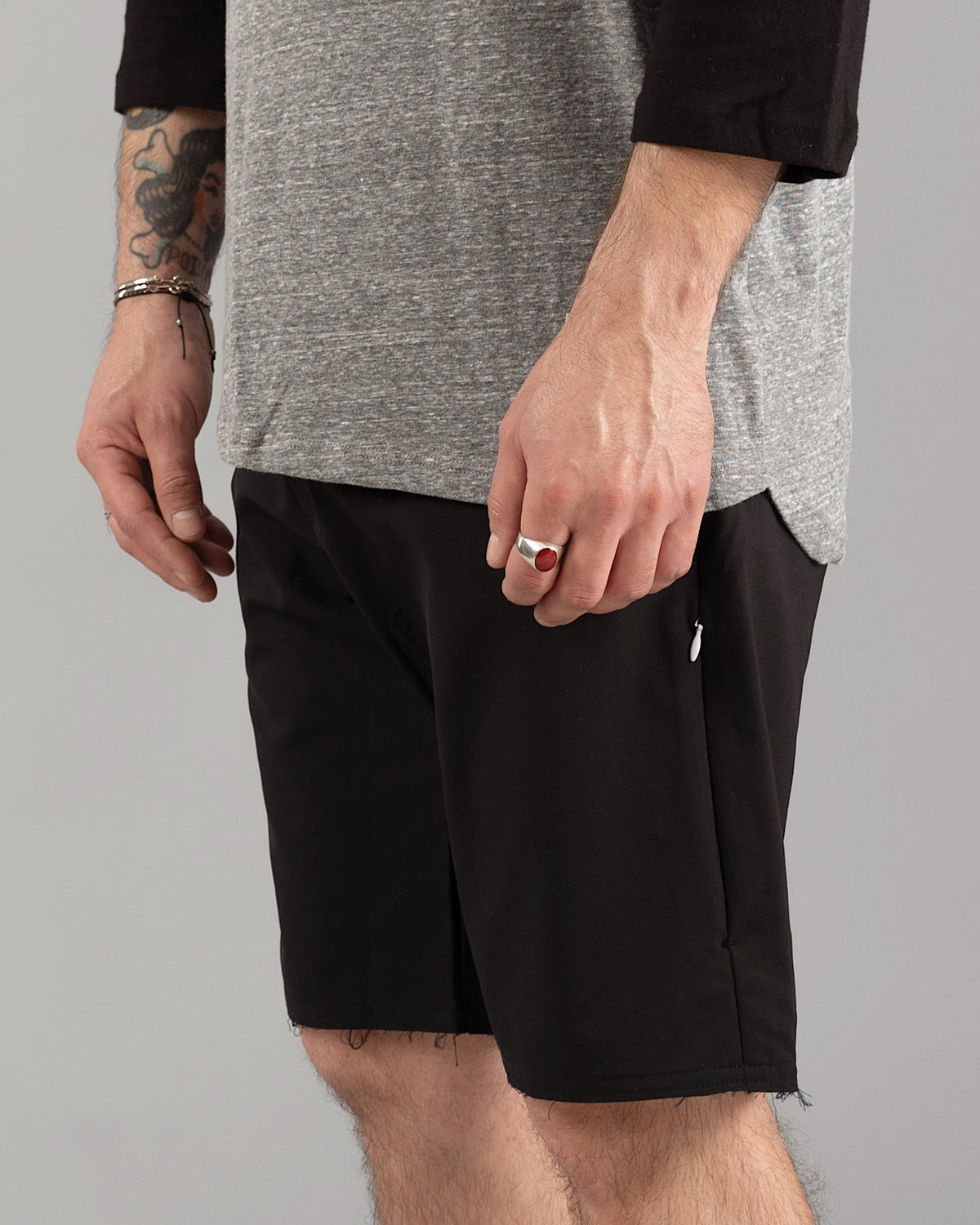 New Standard Cut-Off Shorts | Jet Black