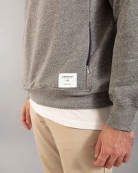 Signature Tri-blend Pullover | Heather Grey / Volt Yellow