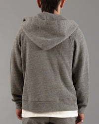 Signature Tri-blend Zip up | Heather Grey