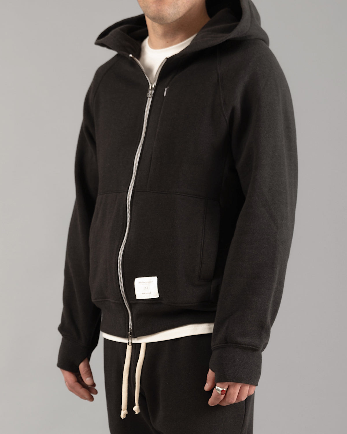 Signature Tri-blend Zip up | Pirate Black