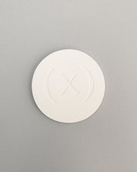 Wabi-sabi Concrete Coaster Set / Bone White