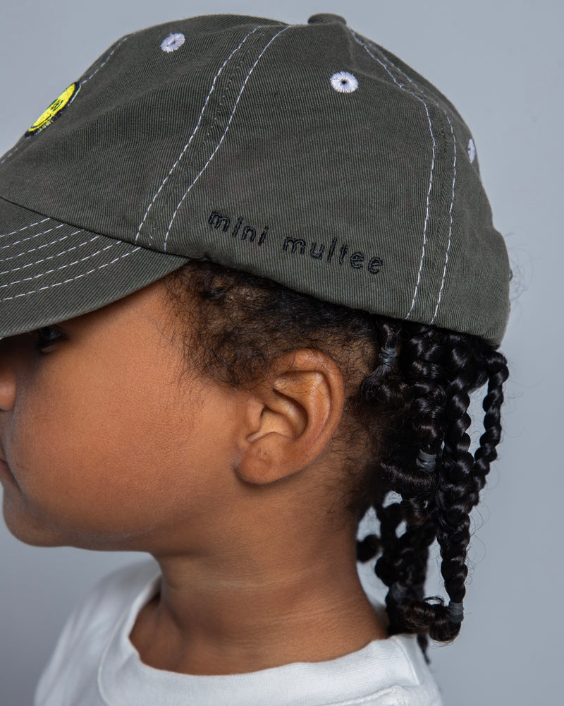 Be Happy Mini Unconstructed Hat | Olive Drab