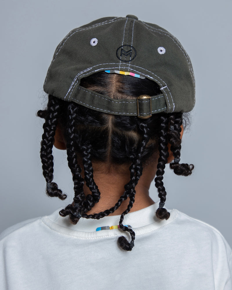 Be Happy Mini Unconstructed Hat | Olive Drab