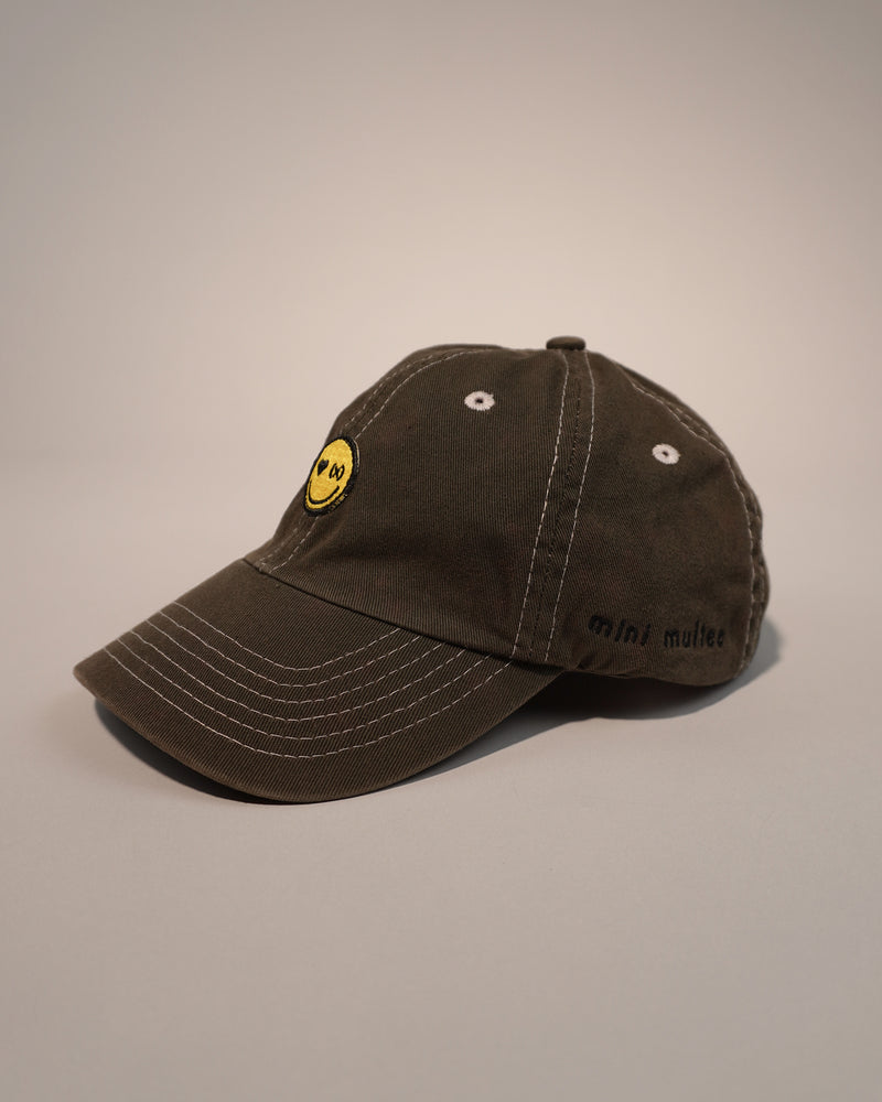 Be Happy Mini Unconstructed Hat | Olive Drab