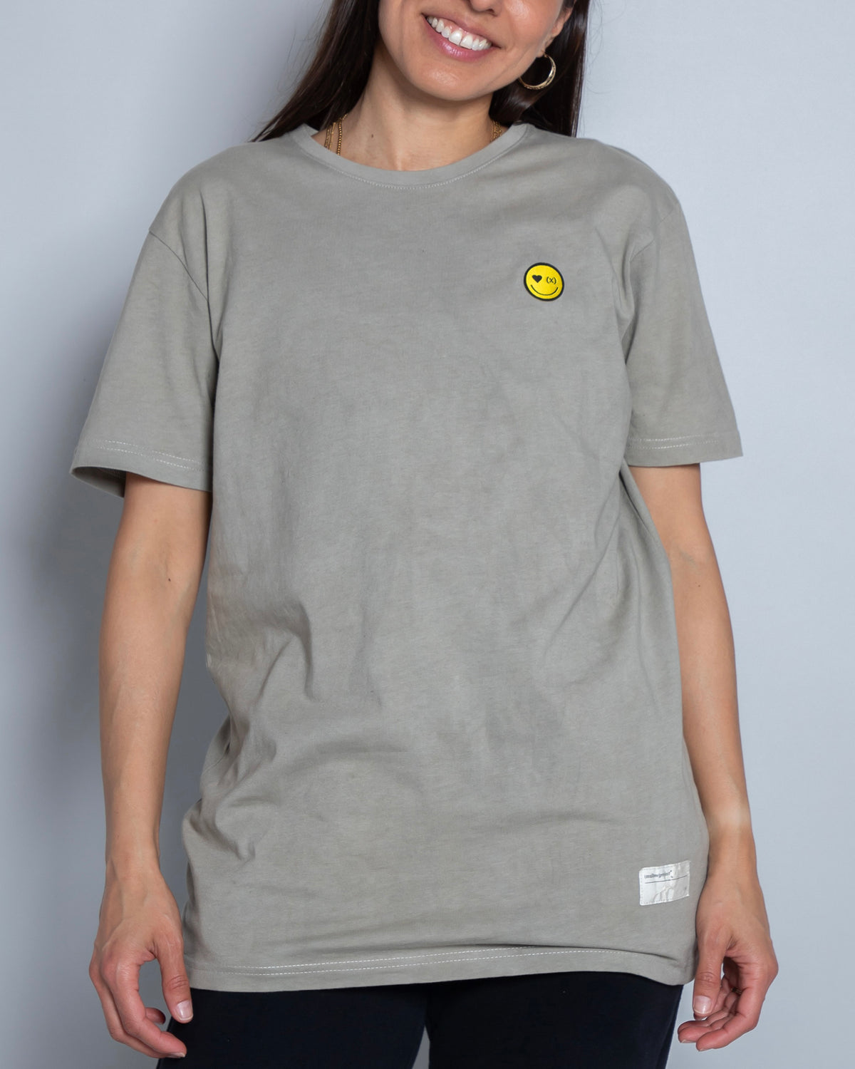 Be Happy Organic Tee | Sage Green