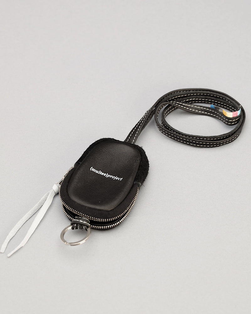 Leather Key Pouch | Jet Black