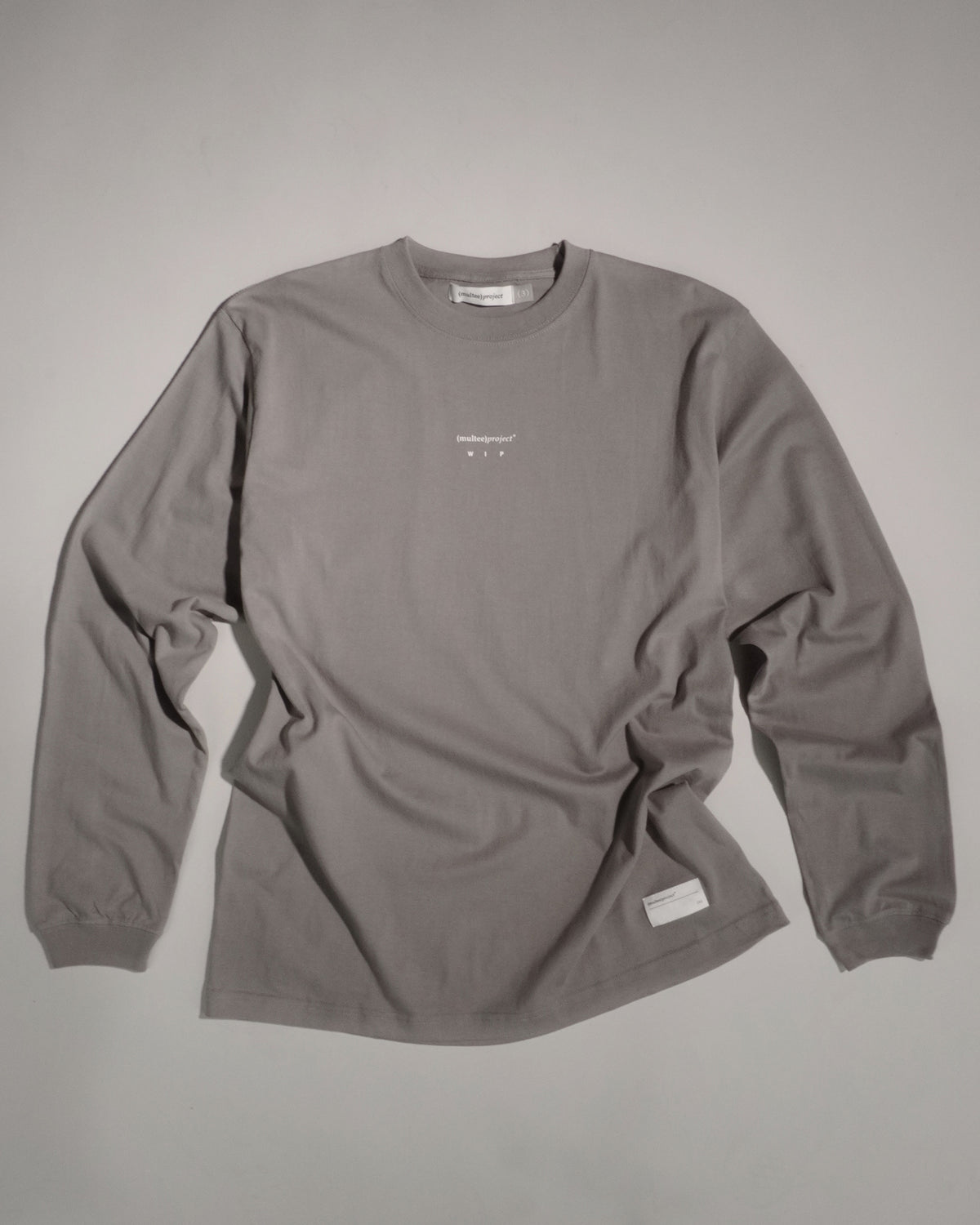 (multee)project x WIP Long Sleeve Tee | Castlerock Grey