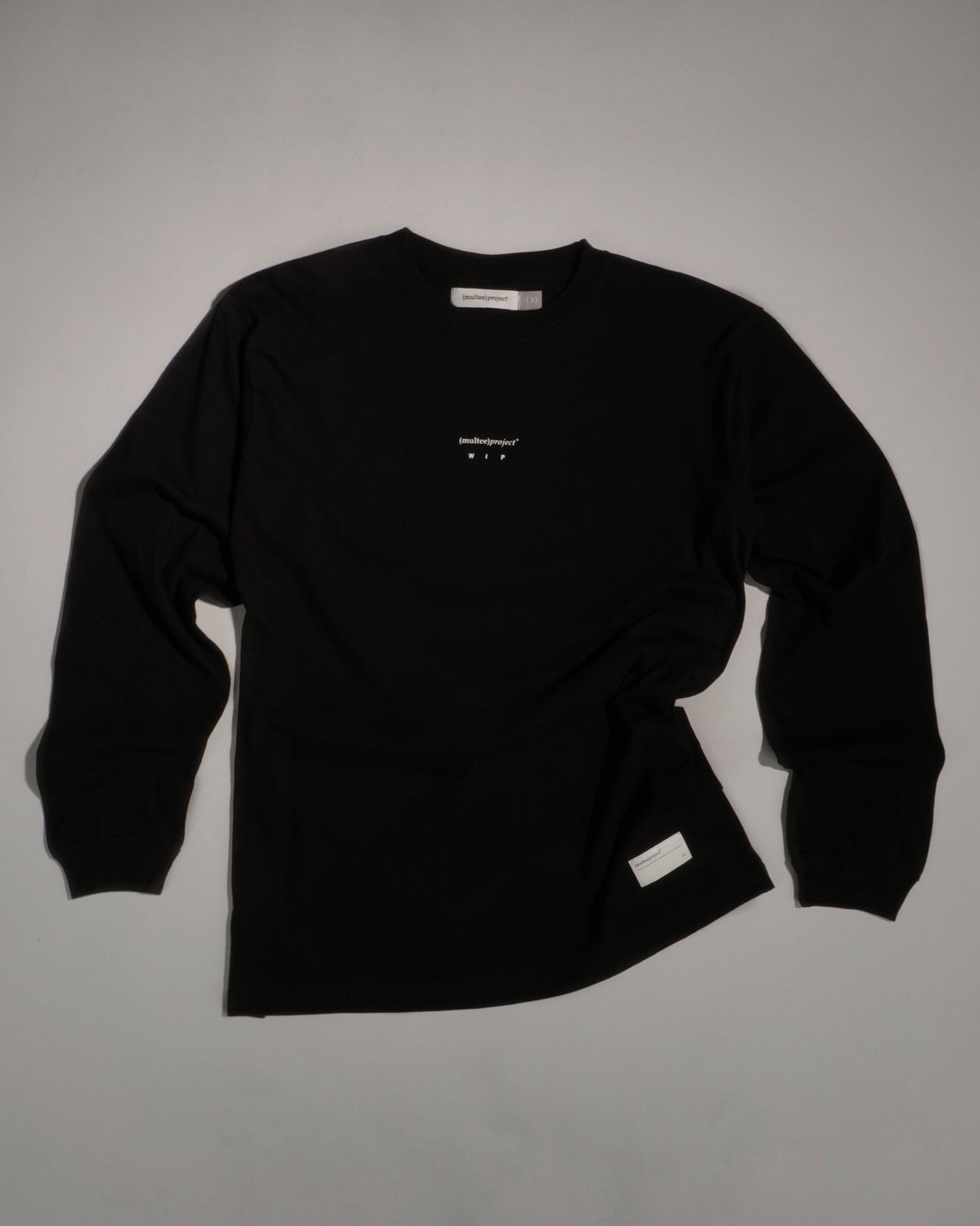 (multee)project x WIP Long Sleeve Tee | Jet Black