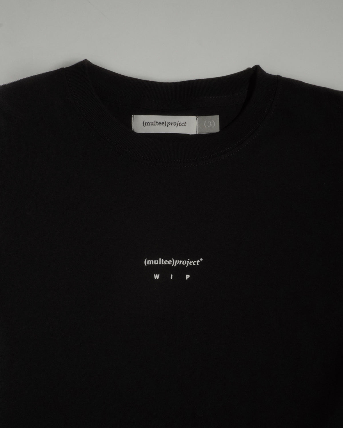 (multee)project x WIP Long Sleeve Tee | Jet Black