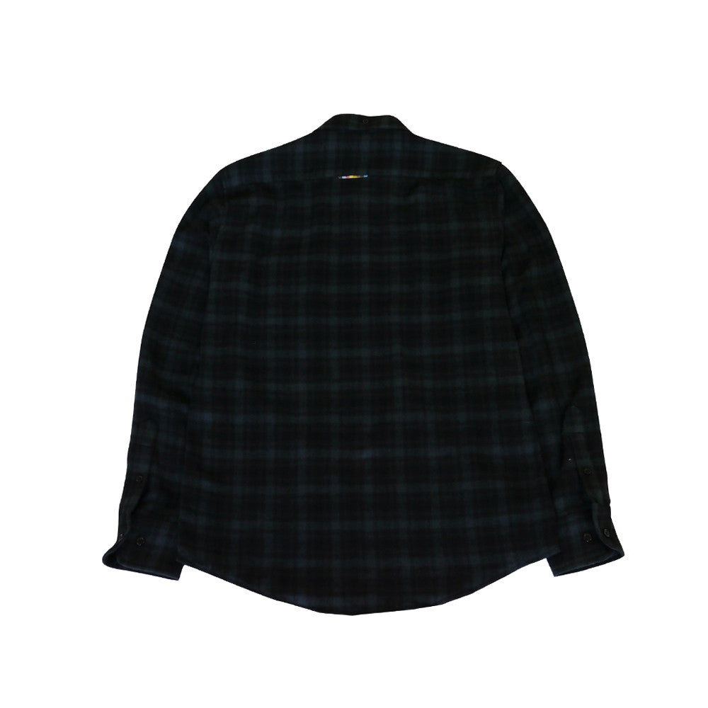 Overdyed B.D. Flannel Shirt | Pirate Black